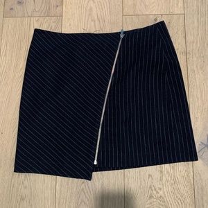 H&M Asymmetrical Striped Skirt